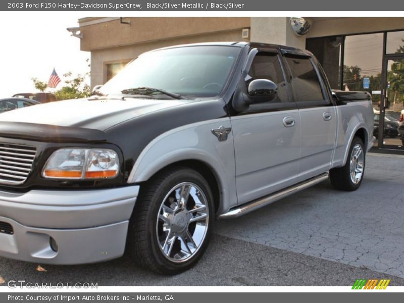 Black/Silver Metallic / Black/Silver 2003 Ford F150 Harley-Davidson SuperCrew