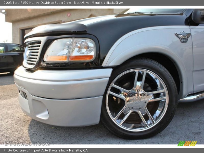 Black/Silver Metallic / Black/Silver 2003 Ford F150 Harley-Davidson SuperCrew