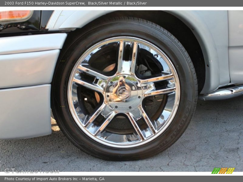 Black/Silver Metallic / Black/Silver 2003 Ford F150 Harley-Davidson SuperCrew