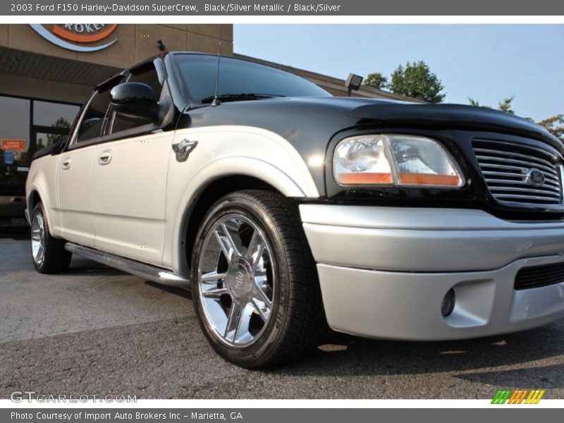 Black/Silver Metallic / Black/Silver 2003 Ford F150 Harley-Davidson SuperCrew