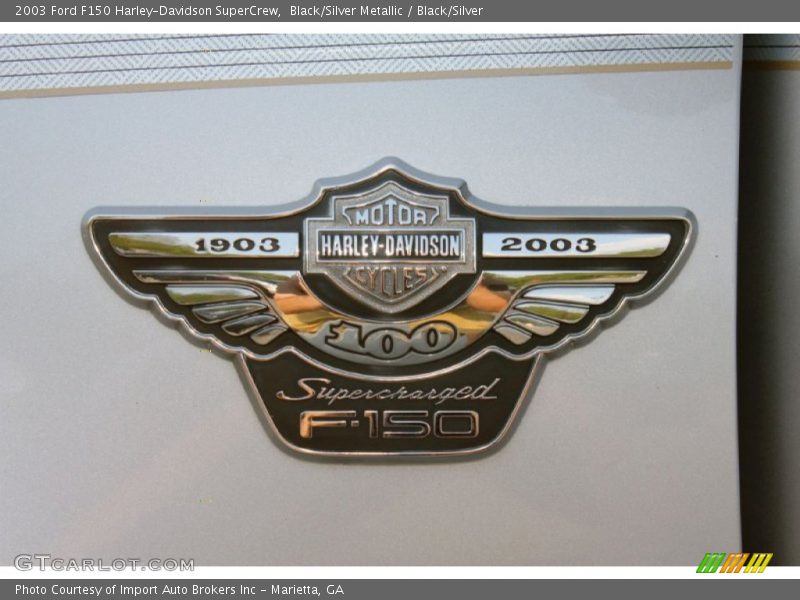 Black/Silver Metallic / Black/Silver 2003 Ford F150 Harley-Davidson SuperCrew
