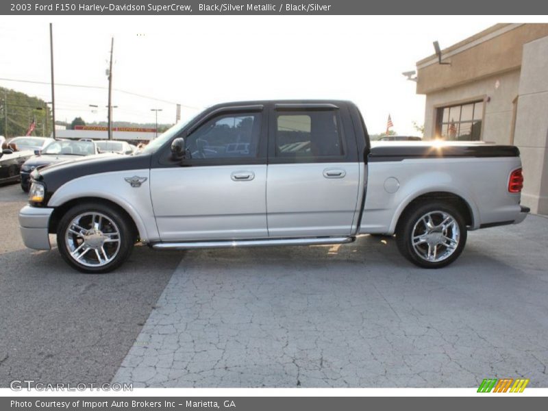 Black/Silver Metallic / Black/Silver 2003 Ford F150 Harley-Davidson SuperCrew