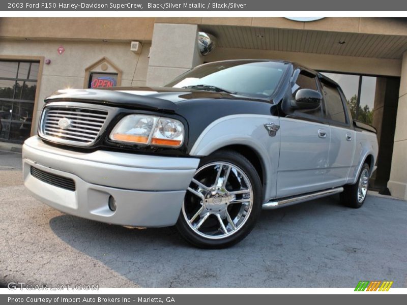 Black/Silver Metallic / Black/Silver 2003 Ford F150 Harley-Davidson SuperCrew