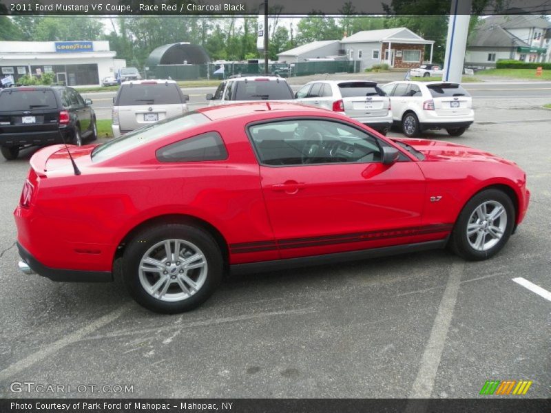 Race Red / Charcoal Black 2011 Ford Mustang V6 Coupe