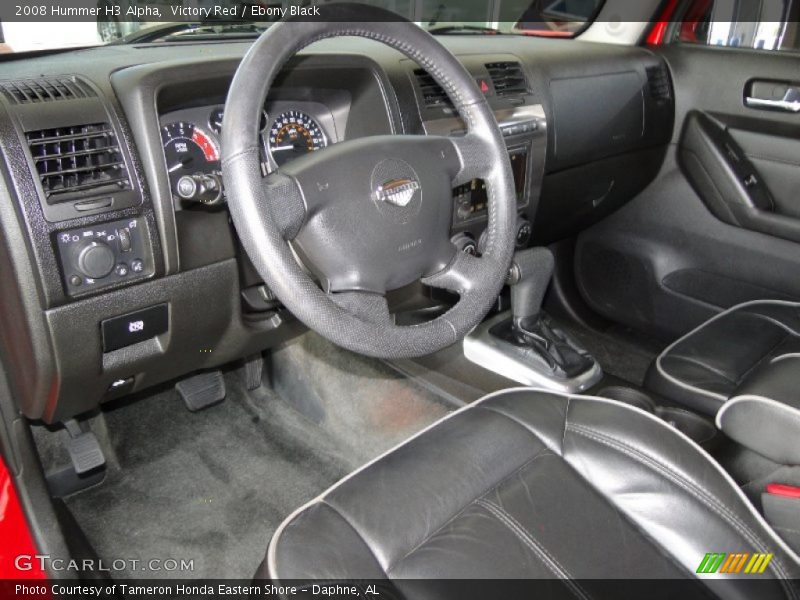 Victory Red / Ebony Black 2008 Hummer H3 Alpha