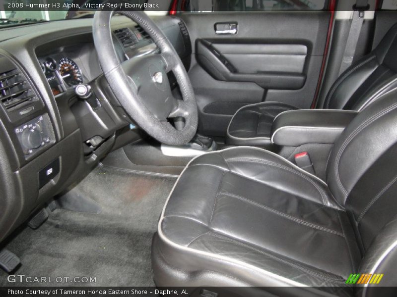 Victory Red / Ebony Black 2008 Hummer H3 Alpha