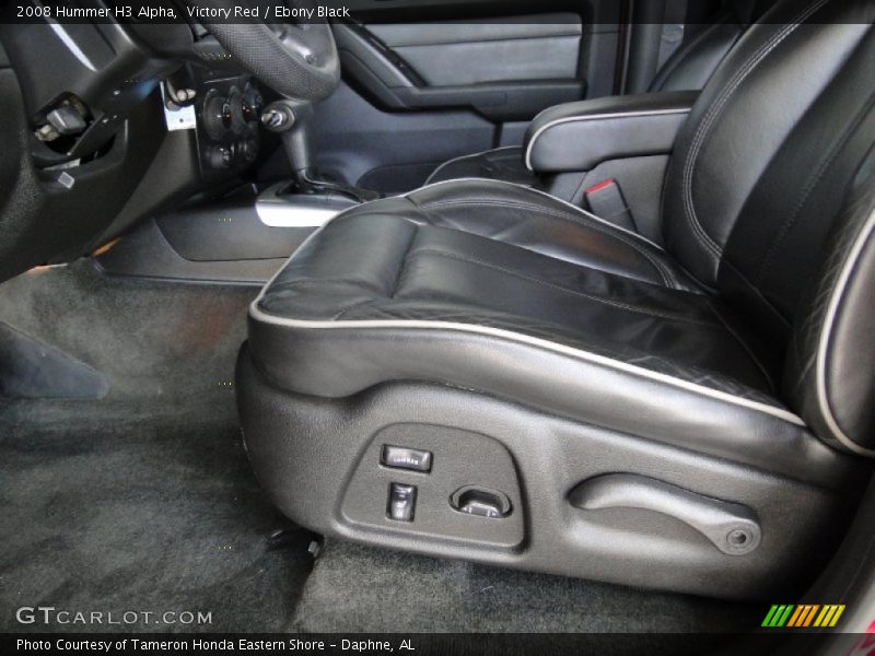 Victory Red / Ebony Black 2008 Hummer H3 Alpha
