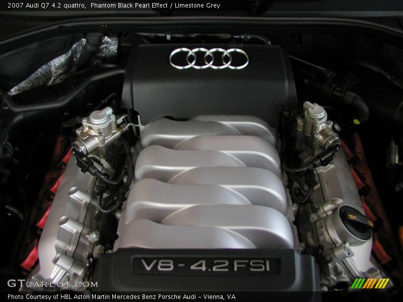 Phantom Black Pearl Effect / Limestone Grey 2007 Audi Q7 4.2 quattro