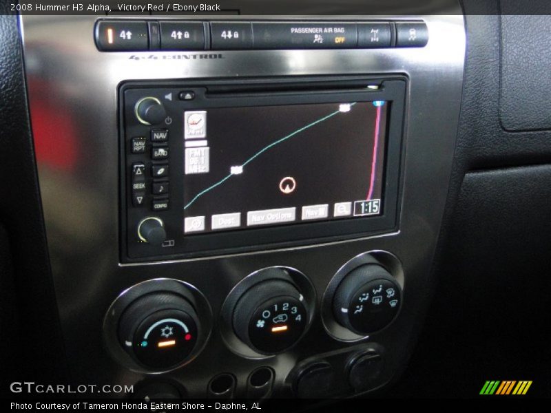Victory Red / Ebony Black 2008 Hummer H3 Alpha