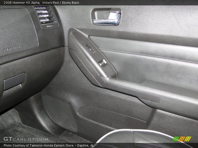 Victory Red / Ebony Black 2008 Hummer H3 Alpha