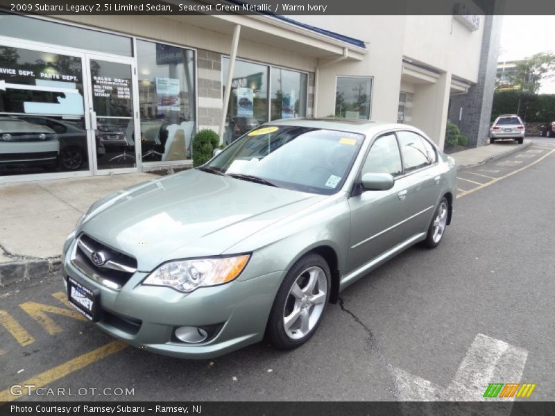 Seacrest Green Metallic / Warm Ivory 2009 Subaru Legacy 2.5i Limited Sedan