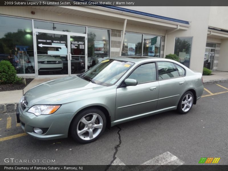 Seacrest Green Metallic / Warm Ivory 2009 Subaru Legacy 2.5i Limited Sedan