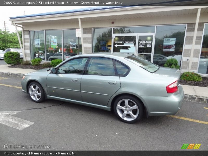 Seacrest Green Metallic / Warm Ivory 2009 Subaru Legacy 2.5i Limited Sedan