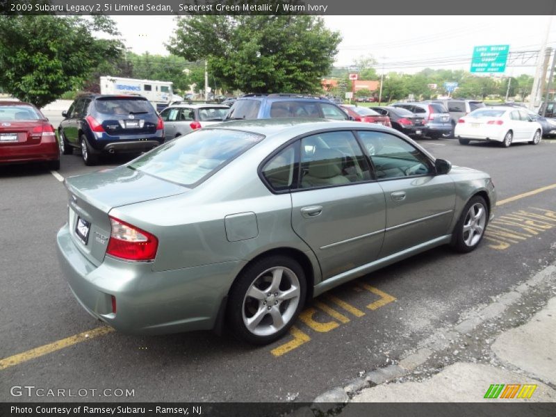 Seacrest Green Metallic / Warm Ivory 2009 Subaru Legacy 2.5i Limited Sedan