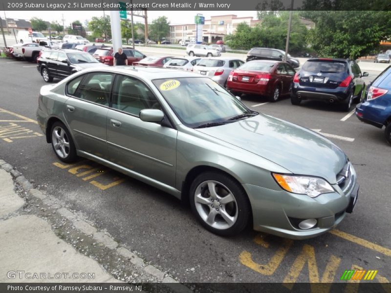 Seacrest Green Metallic / Warm Ivory 2009 Subaru Legacy 2.5i Limited Sedan