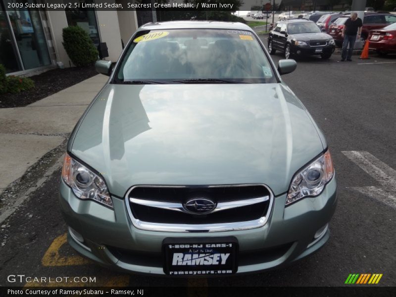 Seacrest Green Metallic / Warm Ivory 2009 Subaru Legacy 2.5i Limited Sedan