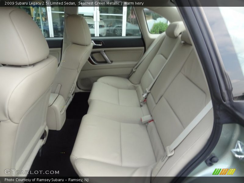 Seacrest Green Metallic / Warm Ivory 2009 Subaru Legacy 2.5i Limited Sedan