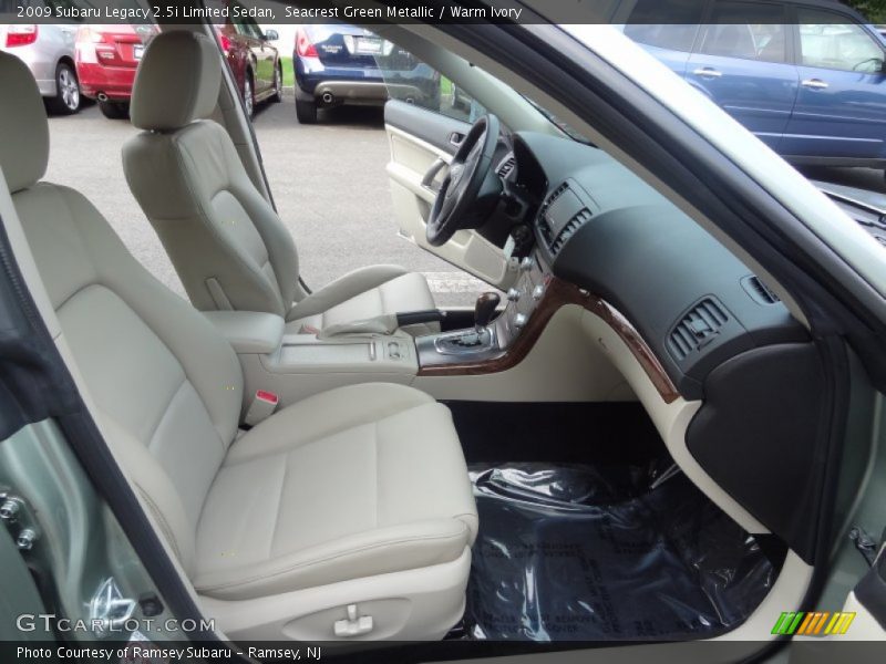 Seacrest Green Metallic / Warm Ivory 2009 Subaru Legacy 2.5i Limited Sedan