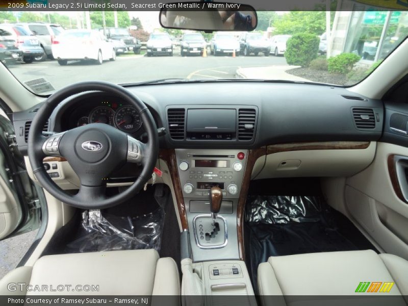 Seacrest Green Metallic / Warm Ivory 2009 Subaru Legacy 2.5i Limited Sedan