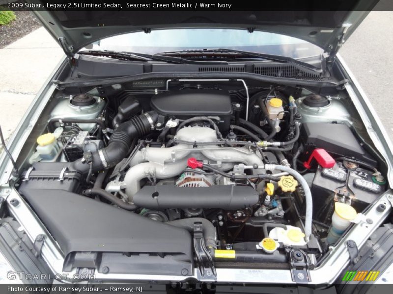 Seacrest Green Metallic / Warm Ivory 2009 Subaru Legacy 2.5i Limited Sedan