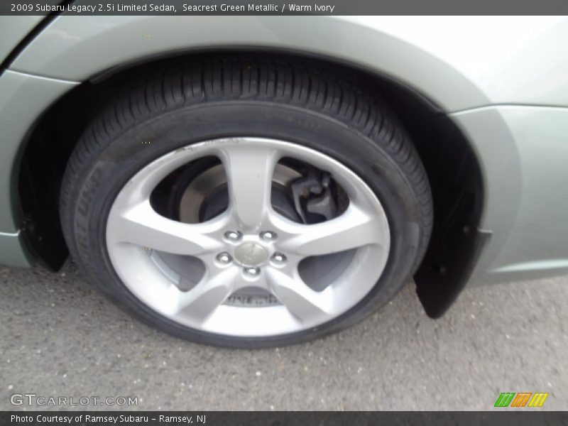 Seacrest Green Metallic / Warm Ivory 2009 Subaru Legacy 2.5i Limited Sedan