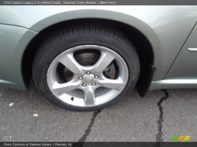 Seacrest Green Metallic / Warm Ivory 2009 Subaru Legacy 2.5i Limited Sedan