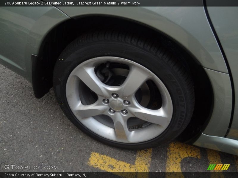 Seacrest Green Metallic / Warm Ivory 2009 Subaru Legacy 2.5i Limited Sedan