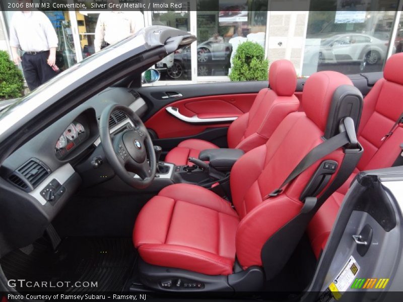  2006 M3 Convertible Imola Red Interior