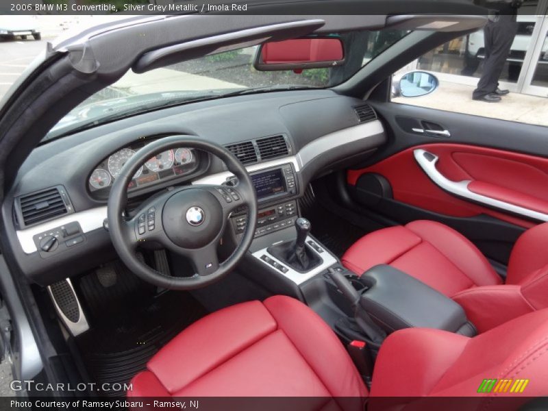 Imola Red Interior - 2006 M3 Convertible 