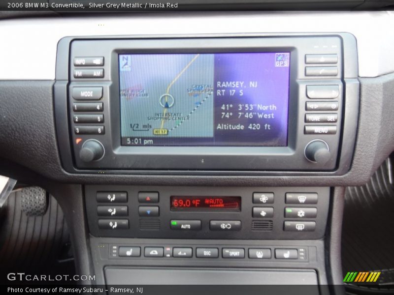 Controls of 2006 M3 Convertible