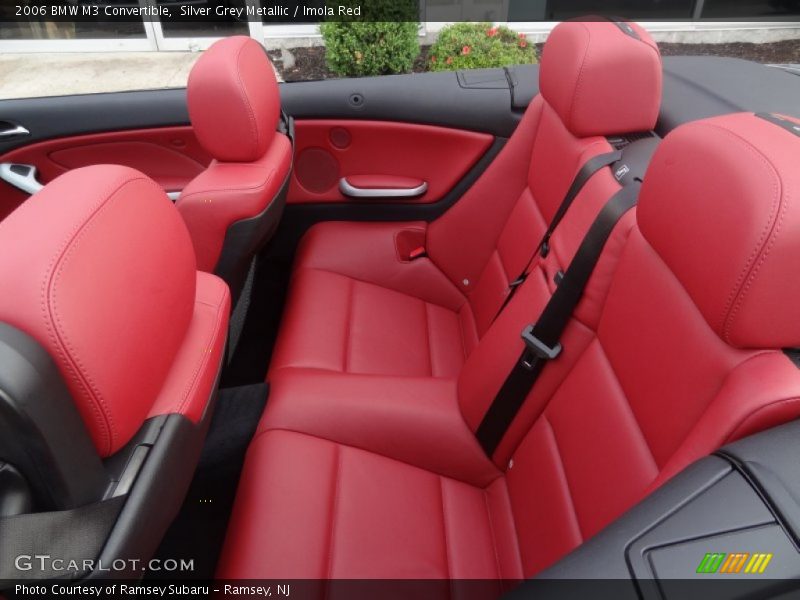 Rear Seat of 2006 M3 Convertible
