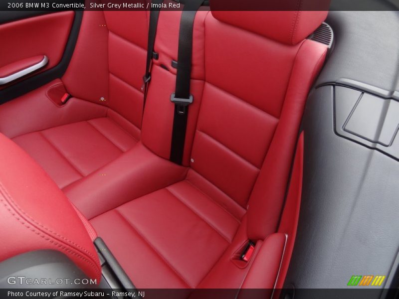 Silver Grey Metallic / Imola Red 2006 BMW M3 Convertible