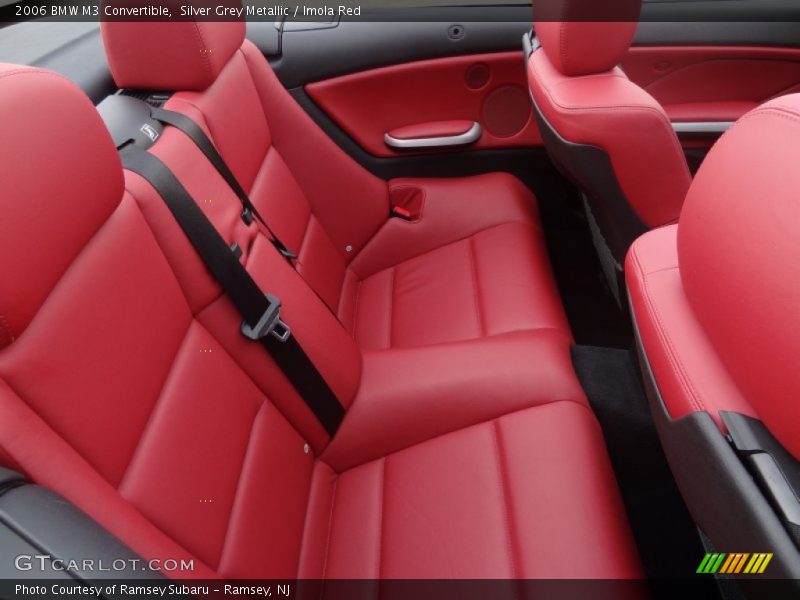 Silver Grey Metallic / Imola Red 2006 BMW M3 Convertible