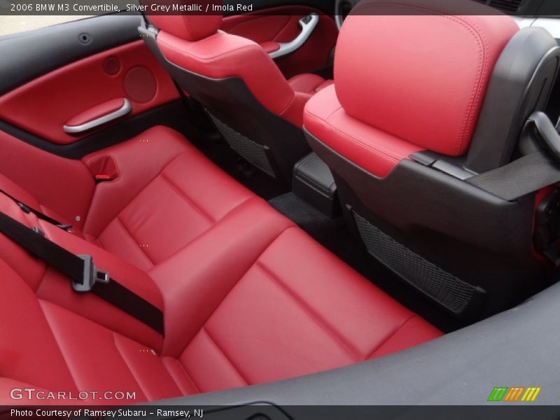 Silver Grey Metallic / Imola Red 2006 BMW M3 Convertible