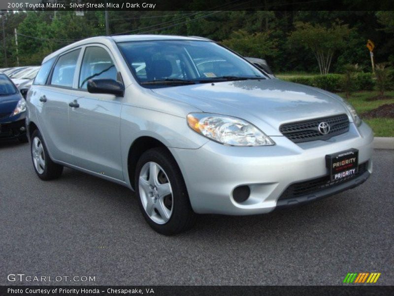 Silver Streak Mica / Dark Gray 2006 Toyota Matrix