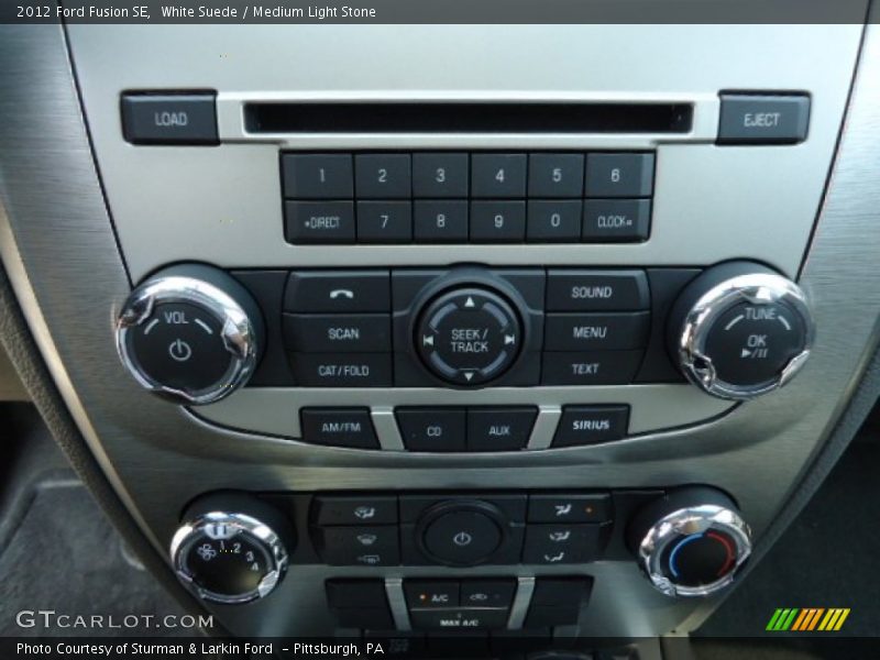 White Suede / Medium Light Stone 2012 Ford Fusion SE