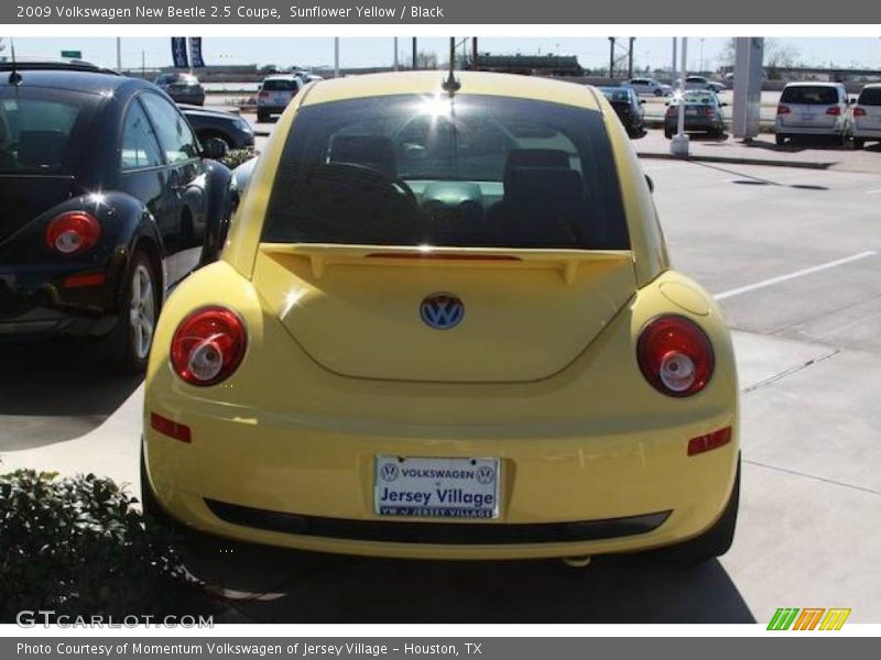 Sunflower Yellow / Black 2009 Volkswagen New Beetle 2.5 Coupe