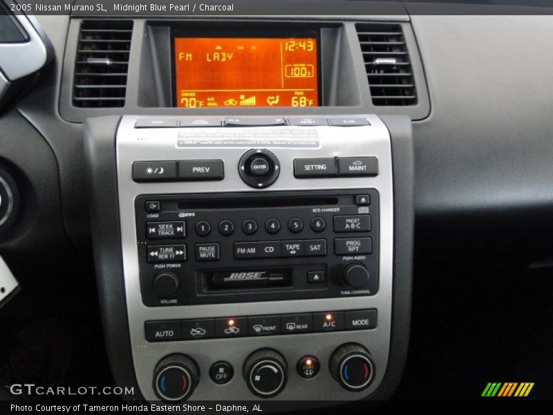 Controls of 2005 Murano SL