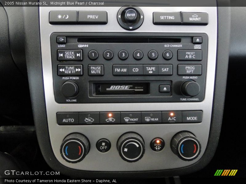 Controls of 2005 Murano SL