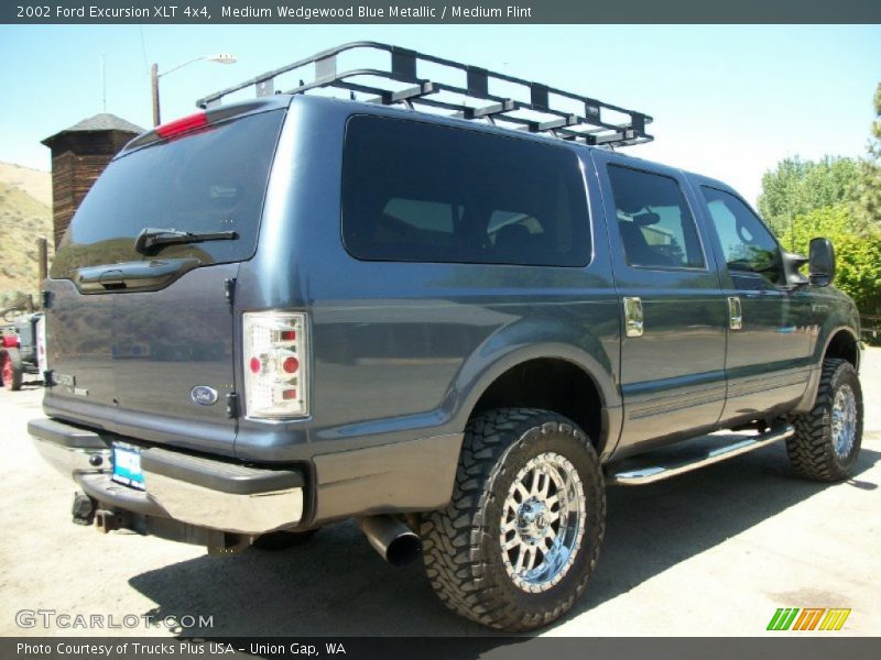 Medium Wedgewood Blue Metallic / Medium Flint 2002 Ford Excursion XLT 4x4