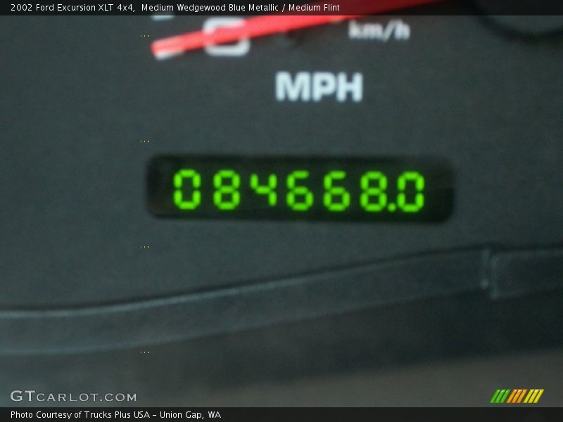 Medium Wedgewood Blue Metallic / Medium Flint 2002 Ford Excursion XLT 4x4
