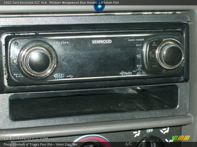 Medium Wedgewood Blue Metallic / Medium Flint 2002 Ford Excursion XLT 4x4