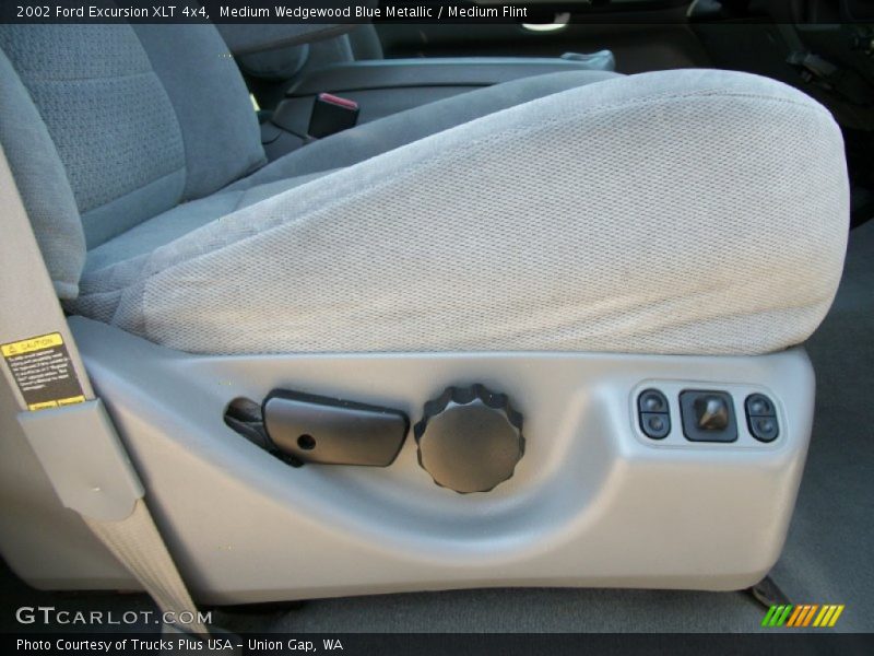 Medium Wedgewood Blue Metallic / Medium Flint 2002 Ford Excursion XLT 4x4