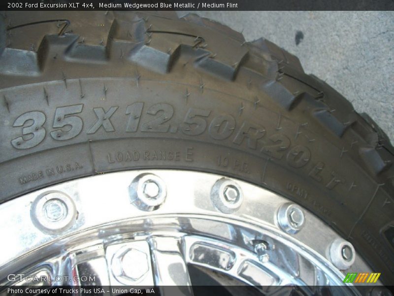 Medium Wedgewood Blue Metallic / Medium Flint 2002 Ford Excursion XLT 4x4