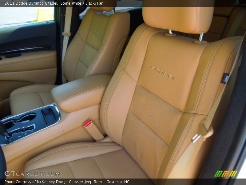 Stone White / Black/Tan 2011 Dodge Durango Citadel