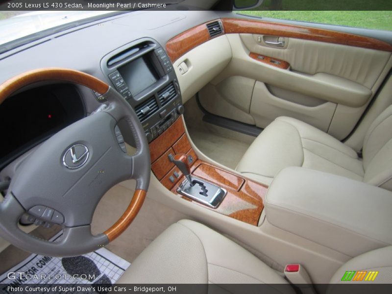 Moonlight Pearl / Cashmere 2005 Lexus LS 430 Sedan