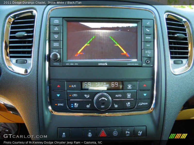 Stone White / Black/Tan 2011 Dodge Durango Citadel