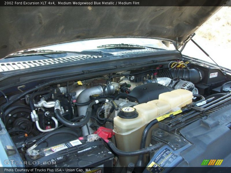 Medium Wedgewood Blue Metallic / Medium Flint 2002 Ford Excursion XLT 4x4