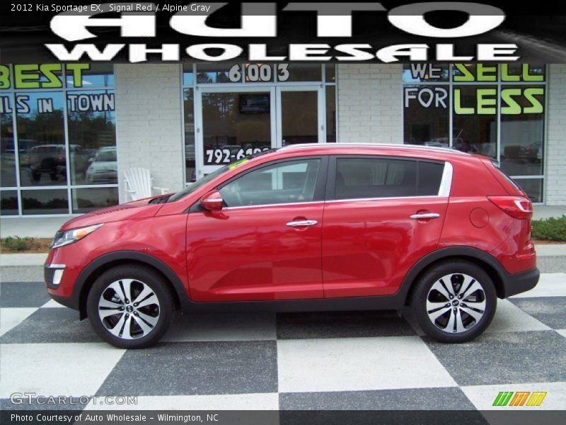 Signal Red / Alpine Gray 2012 Kia Sportage EX