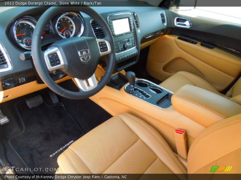 Black/Tan Interior - 2011 Durango Citadel 